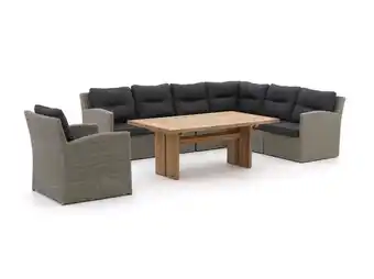 Kees Smit Intenso fellini/rough-l dining loungeset 8-delig - laagste prijsgarantie! aanbieding