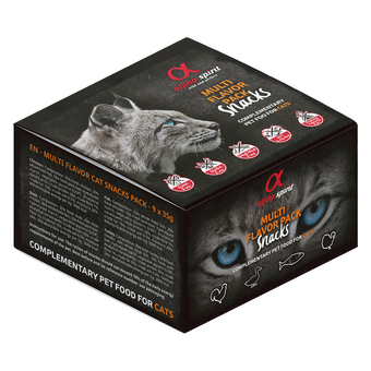 Zooplus Alpha spirit multi-flavour snacks voor katten - 18 x 35 g aanbieding