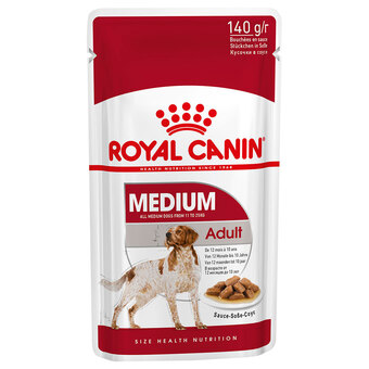 Zooplus 10x140g medium adult royal canin hondenvoer aanbieding