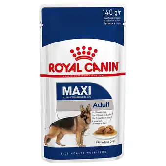 Zooplus 10x140g maxi adult royal canin hondenvoer aanbieding