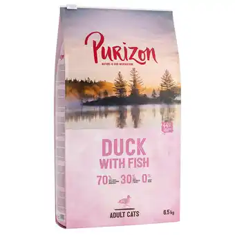 Zooplus 2x6,5kg adult eend & vis purizon kattenvoer aanbieding