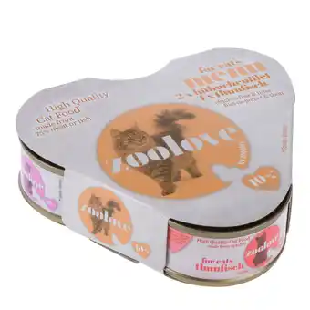 Zooplus Zoolove probeerpakket kip en tonijn - 9 x 70 g aanbieding