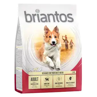 Zooplus Briantos adult kip & rijst hondenvoer - 4 kg (4 x 1 kg) aanbieding