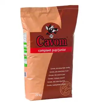Zooplus 20kg compleet puppy/junior cavom hondenvoer aanbieding