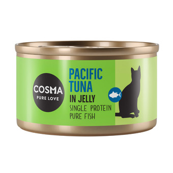 Zooplus Cosma original in gelei voordeelpakket kattenvoer 24 x 85 g - pacifische tonijn aanbieding