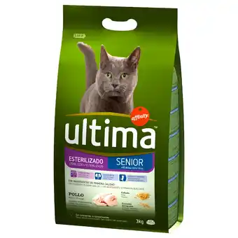 Zooplus 2x3kg ultima cat sterilized senior kattenvoer aanbieding