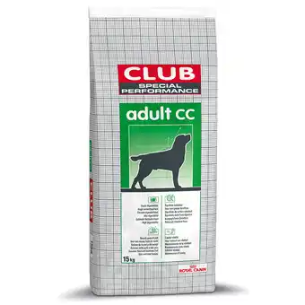 Zooplus 2x15kg special club performance adult cc royal canin club selection hondenvoer aanbieding