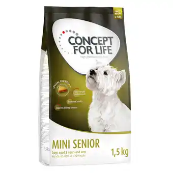 Zooplus Concept for life mini senior hondenvoer - dubbelpak 2 x 3 kg aanbieding