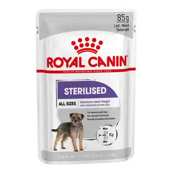 Zooplus 3+1 gratis! 48 x 85 g royal canin natvoer - sterilised aanbieding