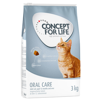 Zooplus 3x3kg oral care concept for life kattenvoer aanbieding