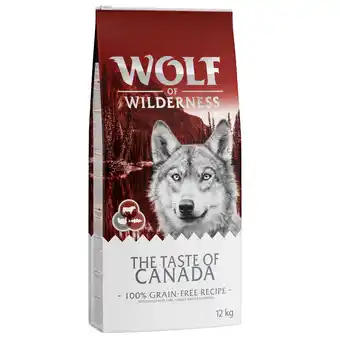 Zooplus 2x12kg the taste of canada wolf of wilderness hondenvoer aanbieding