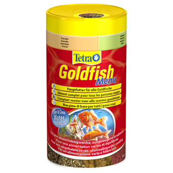 Zooplus 250 ml goldfish menu tetra vissenvoer aanbieding