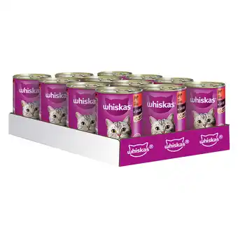 Zooplus 24x400g 1+ rund & lever in saus whiskas kattenvoer aanbieding