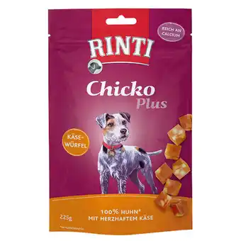 Zooplus 3x225g rinti chicko plus kaasblokjes hondensnacks aanbieding