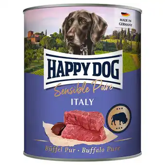 Zooplus 24x800g puur buffel puur happy dog hondenvoer aanbieding