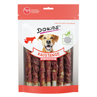 Zooplus 200g kauwstaven met eendenborst dokas hondensnacks aanbieding