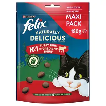 Zooplus Felix naturally delicious kattensnacks - rund met gojibessen (3 x 180 g) aanbieding