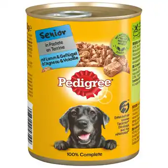 Zooplus 24x400g senior lam & gevogelte pedigree hondenvoer aanbieding