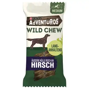 Zooplus 6x200g adventuros wild chew voor middelgrote honden hondensnacks aanbieding