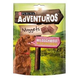 Zooplus 2x300g nuggets everzwijn adventuros hondensnack aanbieding