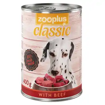 Zooplus 24x400g zooplus met rund zooplus hondenvoer aanbieding