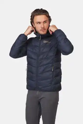 Bever Jack wolfskin oaksey donsjas marineblauw aanbieding