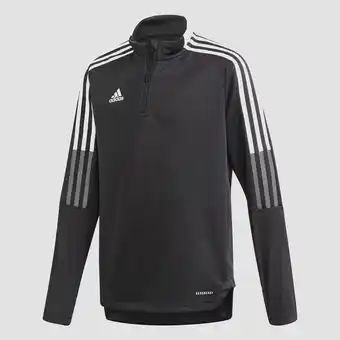 Perry Sport Adidas adidas tiro 21 trainingstop zwart/wit kinderen aanbieding