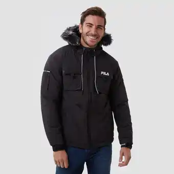 Perry Sport Fila fila outdoorjas zwart heren aanbieding