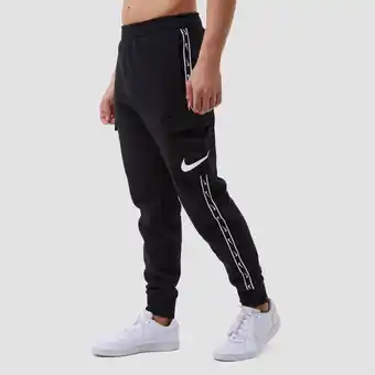 Perry Sport Nike nike sportswear repeat cargo joggingbroek zwart/wit heren aanbieding