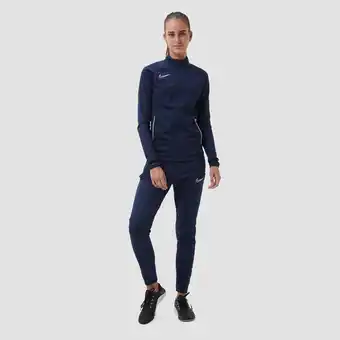 Perry Sport Nike nike dri-fit academy knit trainingspak blauw dames aanbieding