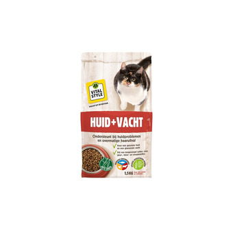 Pets Place Vitalstyle huid + vacht - kattenvoer - 1.5 kg aanbieding