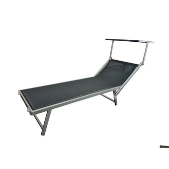 Pets Place Bestgarden loungestoel nizza - tuinmeubelen - 189x61x38 cm antraciet aanbieding