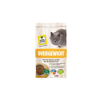 Pets Place Vitalstyle overgewicht - kattenvoer - 1.5 kg aanbieding