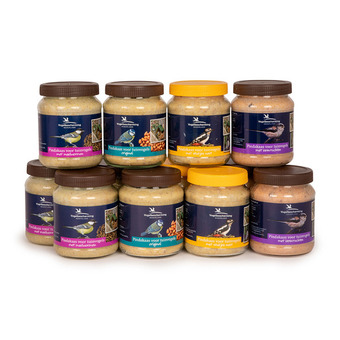 Pets Place Wildbird pindakaas tuinvogel mixdoos - voer - 4x3 stuks aanbieding