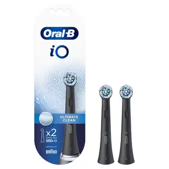 Expert Oral b io ultimate clean 2-stuks mondverzorging accessoire zwart aanbieding