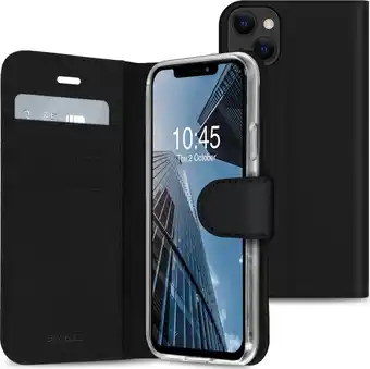 Expert Accezz wallet case voor apple iphone 13 mini telefoonhoesje zwart aanbieding