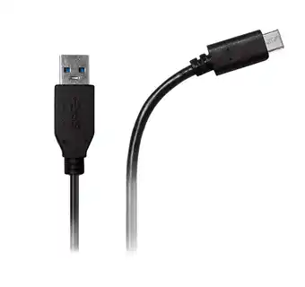 Expert Azuri usb 3.0 naar usb-c datakabel oplader zwart aanbieding