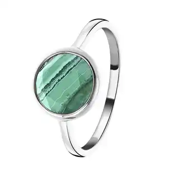 Douglas Lucardi zilveren ring gemstone malachite aanbieding