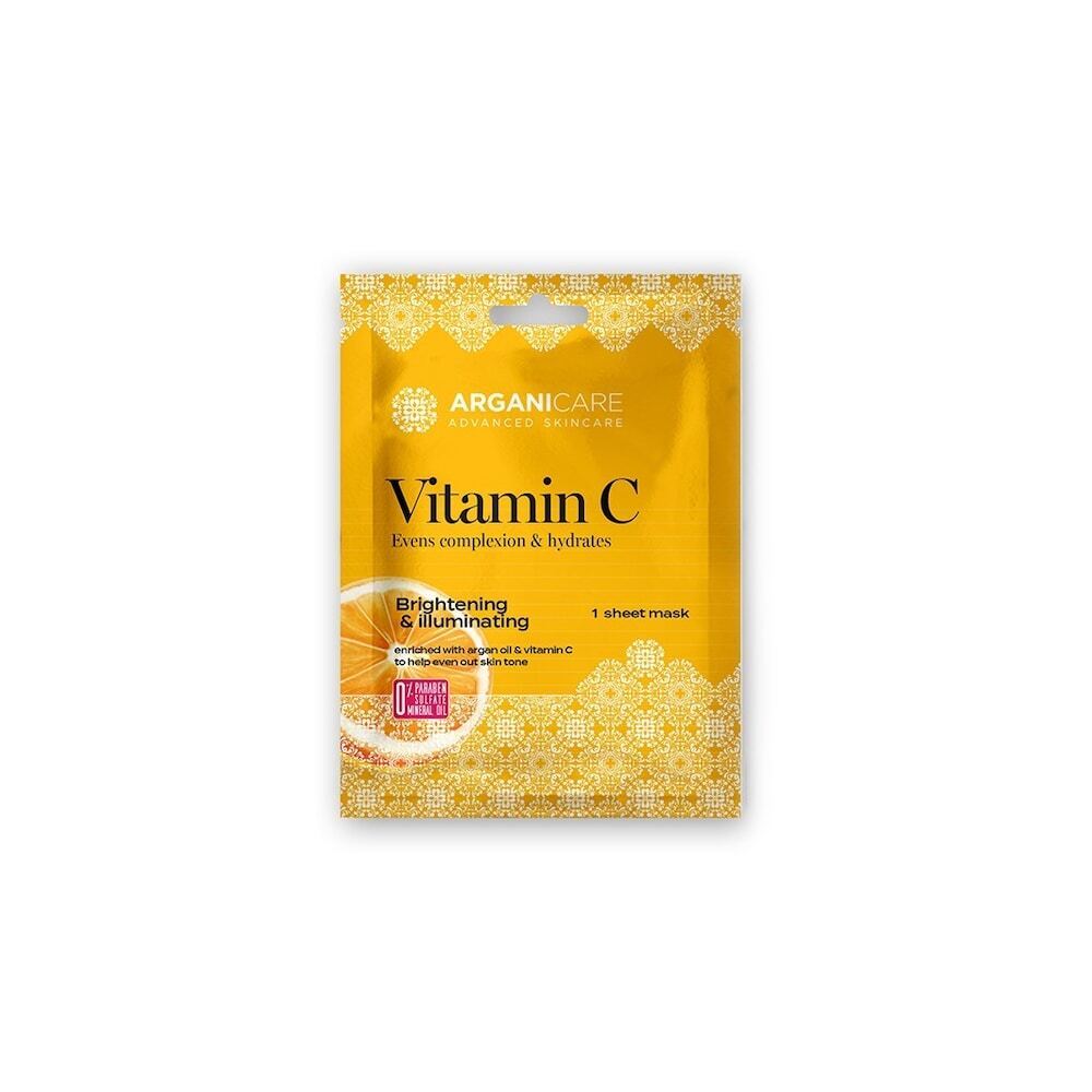 Arganicare vitamin c sheet mask aanbieding bij Douglas