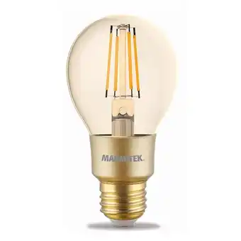 Expert Marmitek glow mi - smart wi-fi led filament bulb m - e27 | 650 lumen | 6 w = 40 w smartverlichting transparant aanbieding