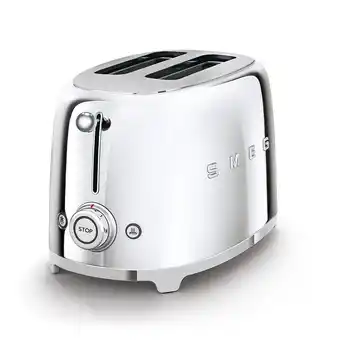 Expert Smeg tsf01sseu broodrooster zilver aanbieding