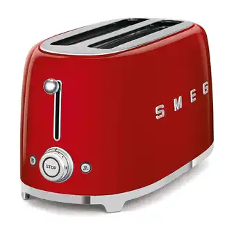 Expert Smeg tsf02rdeu broodrooster rood aanbieding