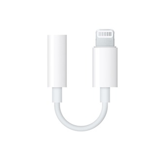 Expert Apple adapter lightning naar 3.5mm audio jack voor apple oplader wit aanbieding