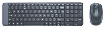 Expert Logitech mk220 wireless combo (qwerty) toetsenbord zwart aanbieding