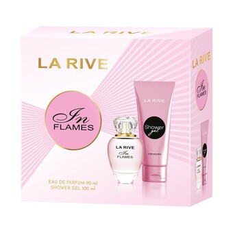 Douglas La rive in flames 90ml eau de parfum + 100ml showergel giftset aanbieding