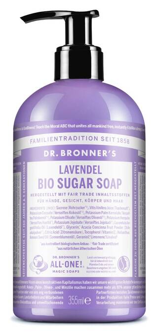 Douglas Dr. bronner's lavendel bio sugar soap aanbieding