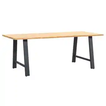 Leen Bakker Le sud tuintafel beaune a-poot - bruin - 76x200x95 cm - leen bakker aanbieding
