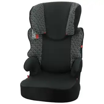 HEMA Hema autostoel junior 15-36kg zwart/witte stip aanbieding