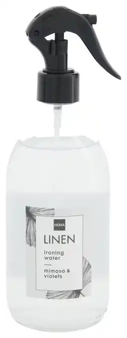 HEMA Hema strijkwater 500ml linen aanbieding