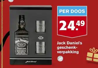 Hoogvliet Jack Daniel's geschenkverpakking aanbieding